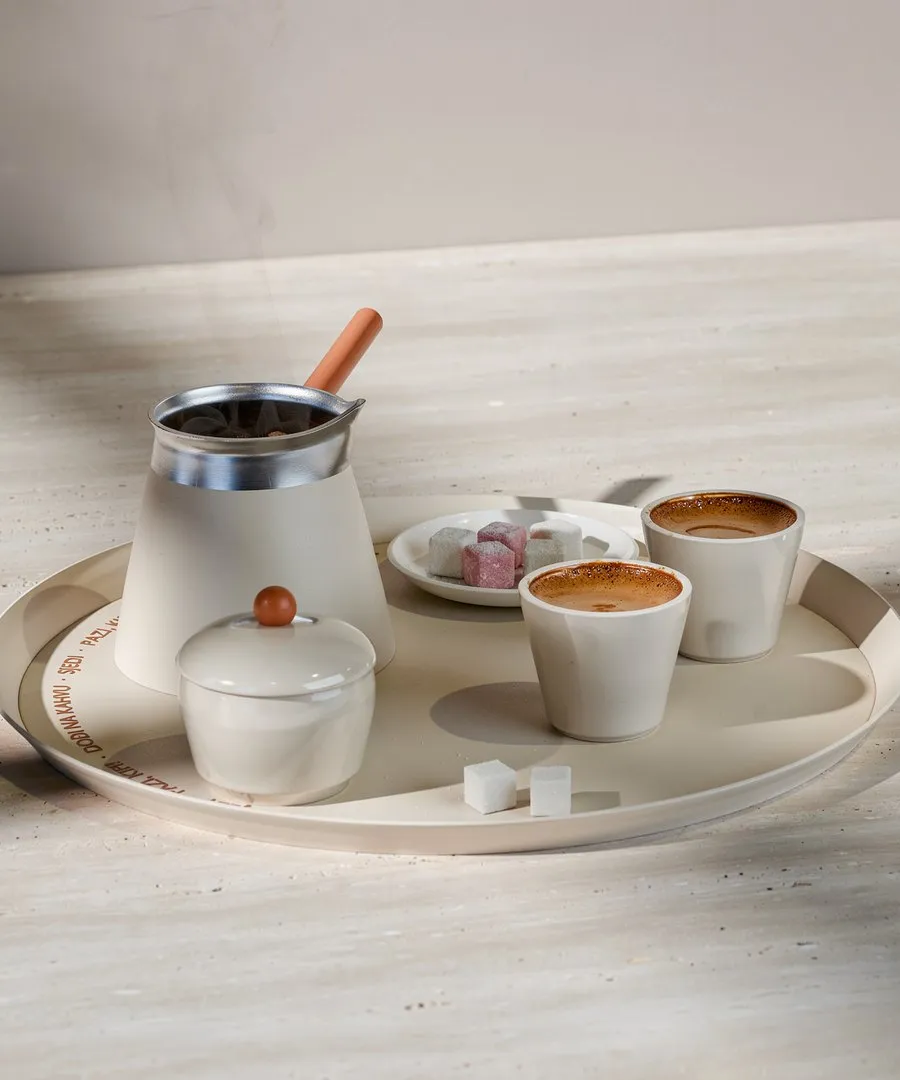 Set Kajmak White · Cone